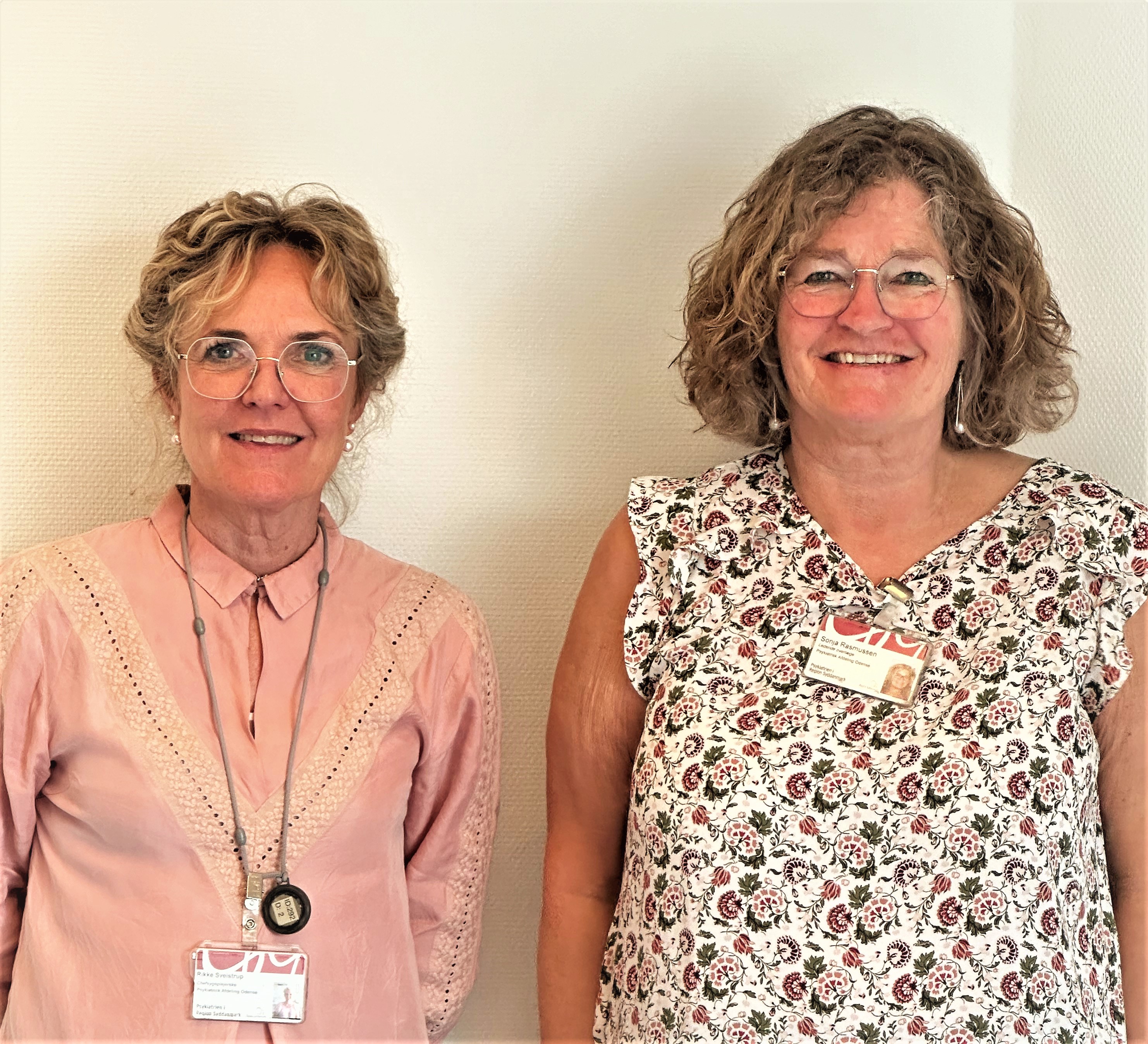 Det er chefsygeplejerske Rikke Sveistrup og cheflæge Sonja Strøm Rasmussen, som tiltræder jobbet ledelse for den sammenlagte psykiatriske afdeling på Fyn.