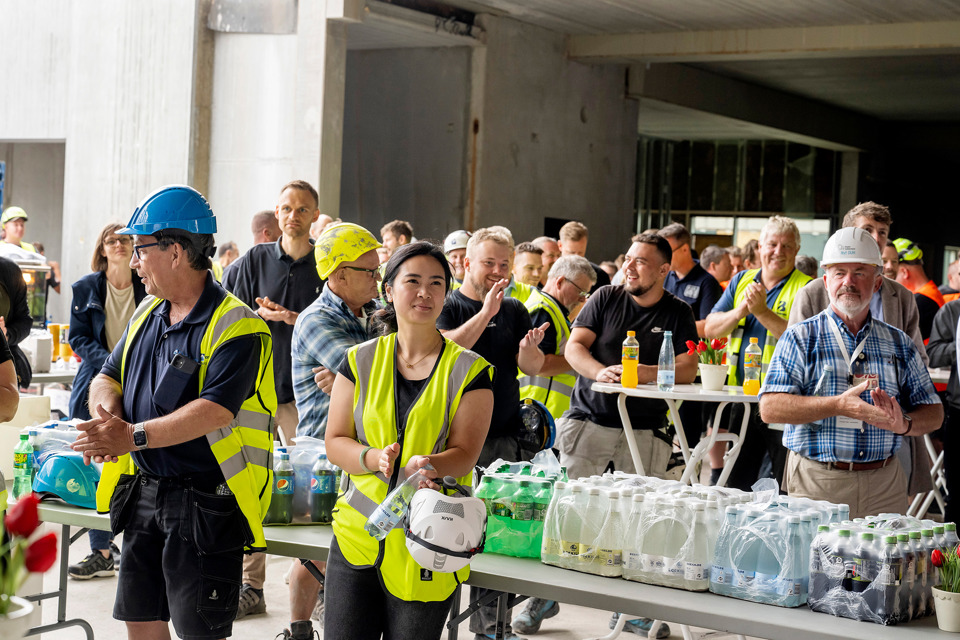 Deltagere ved rejsegilde