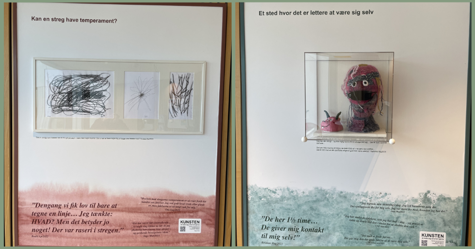 Kunst i psykiatrien to værker 