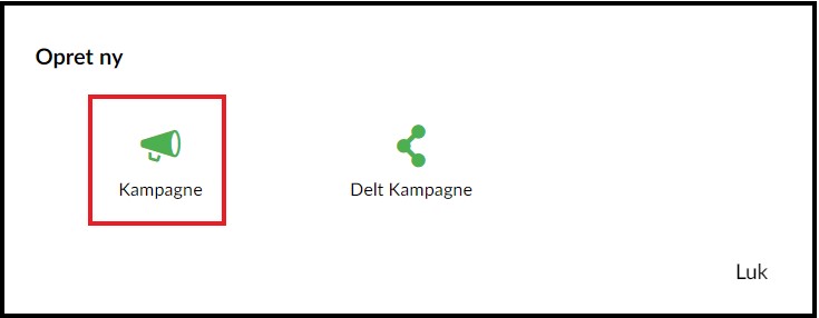 Vælg kampagne