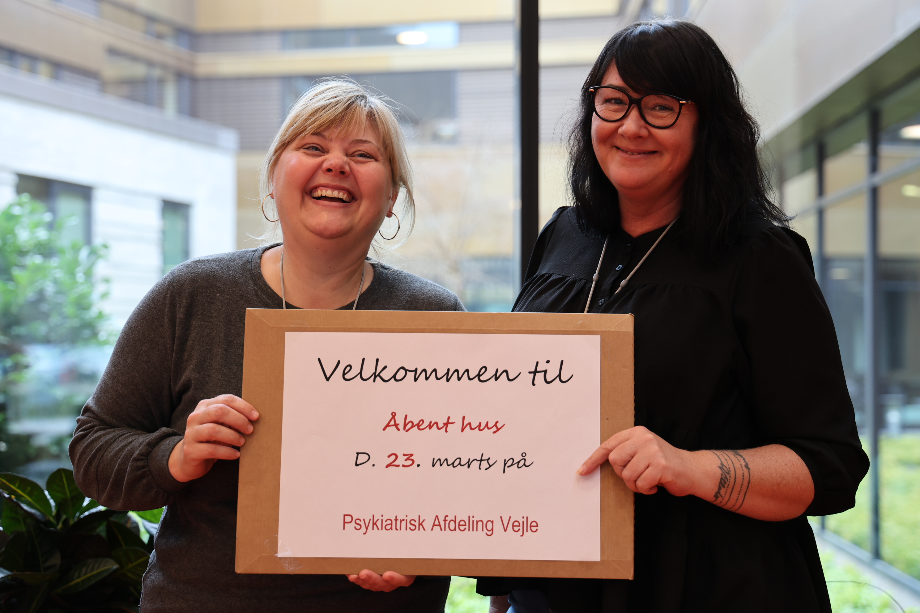 Cheflæge Kristina Espesen og chefsygeplejerske Tanja Wind Kenne, Psykiatrisk Afdeling Vejle