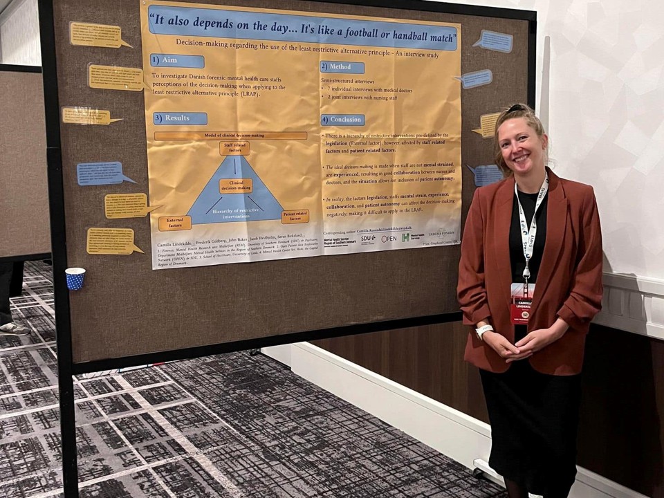Ph.d. Camilla præsenterer poster ved international konference