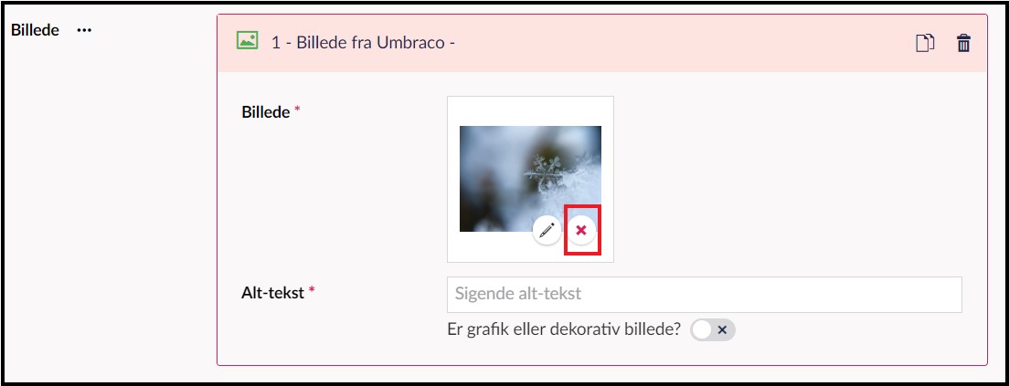 Udskift billede